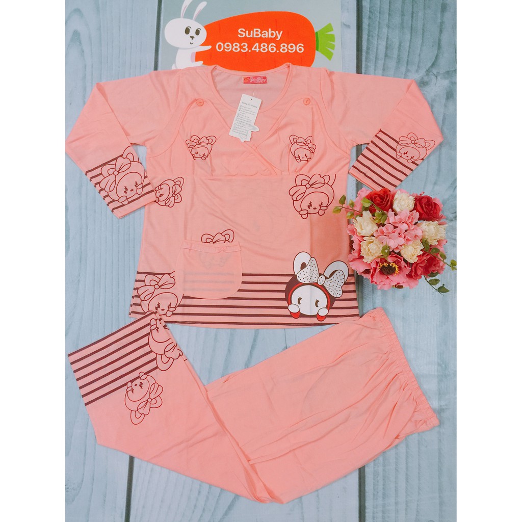 Bộ cotton sau sinh cho mẹ