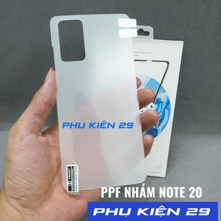 [Samsung Note 20/Note 20 Ultra] Dán dẻo FULL màn, FULL lưng PPF cao cấp