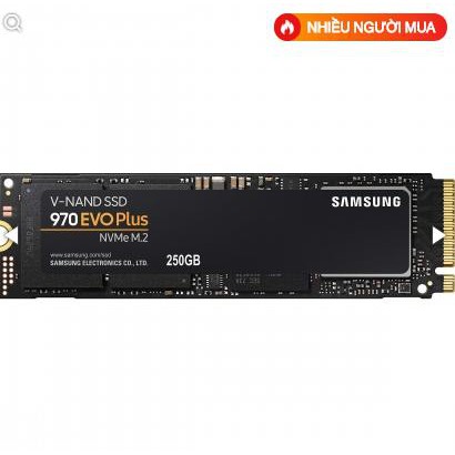 Ổ cứng SSD M2-PCIe 250GB Samsung 970 EVO Plus NVMe 2280