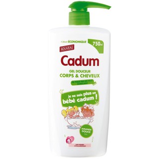 Sữa tắm gội cho trẻ từ 1 tuổi Cadum Xanh 750ml