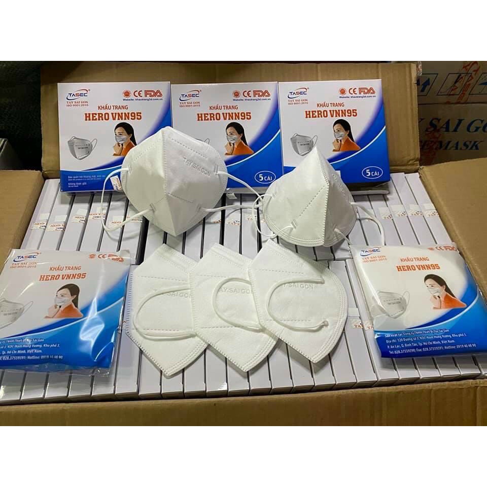 Khẩu Trang VNN95 Lọc Khuẩn Kháng Bụi Tốt Ôm Khít Mặt