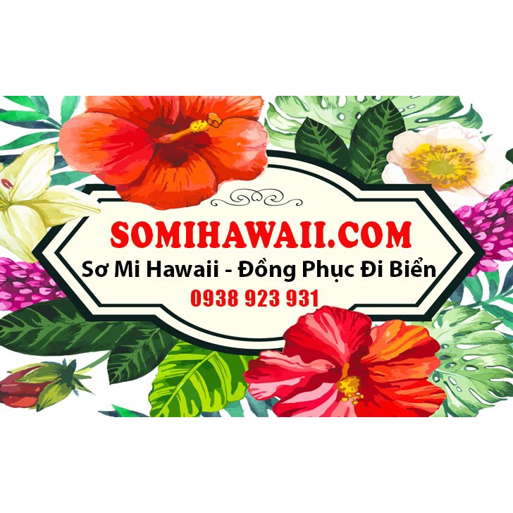 MẪU MỚI  Áo Sơ Mi Hawaii Đũi Tơ Cao Cấp