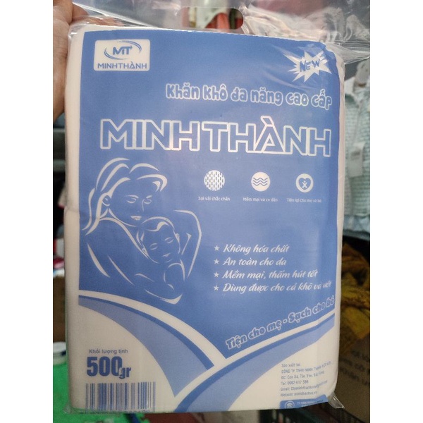 Khăn khô đa năng cao cấp Minh Thành 500g