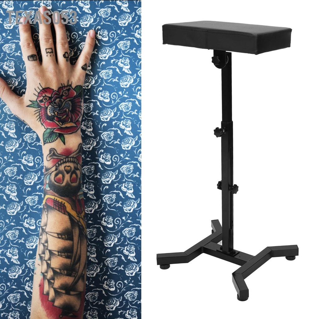 [Hàng Sẵn] Kê tay hình xăm Bằng PU chuyên nghiệp Chống Nước Có Thể Điều Chỉnh Chiều Cao【Texas053】