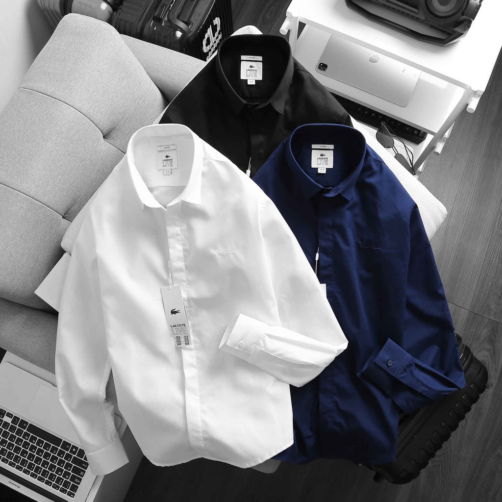 Áo Sơ mi nam tay dài Lacoste - SM001