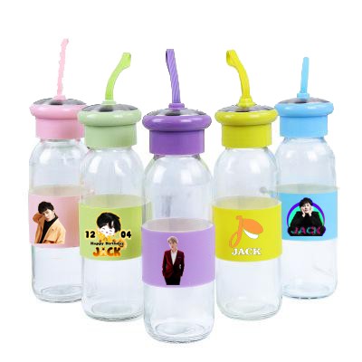 Bình nước jack da pu BNPI18 chai nước dễ thương 420ml
