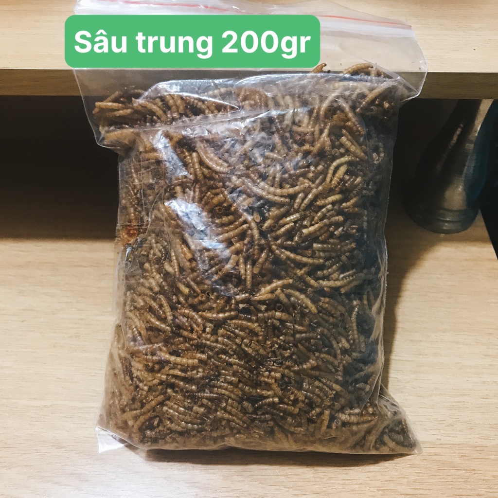 Sâu rang gói 200g cho Hamster, thức ăn bổ dưỡng cho Hamster,sâu khô cho hamster