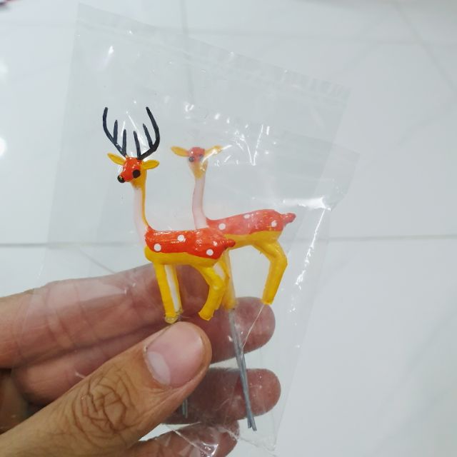 MỘT CẶP NAI LẺ NHỎ TRANG TRÍ HỒ CÁ NON BỘ