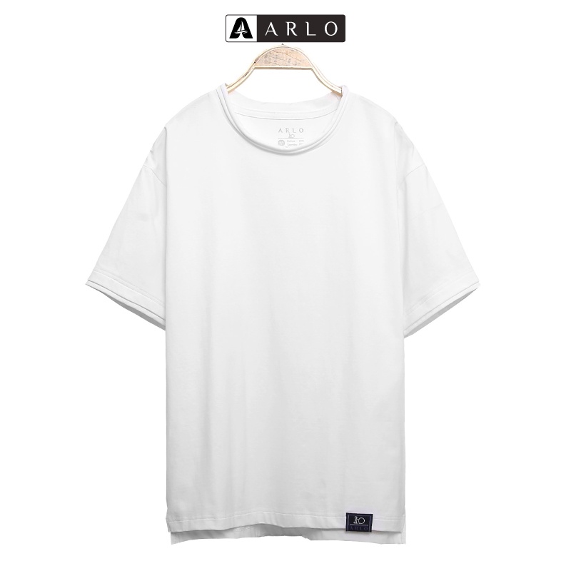 Áo Thun Unisex BERTHA Chất Liệu Cotton Cao Cấp Màu Trắng - ARLO