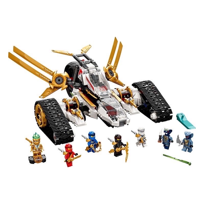 Lắp Ráp  - Bela 60081 ( Xếp Hình Ninjago Xe Đua Địa Hình Sóng Âm 767 Mảnh )