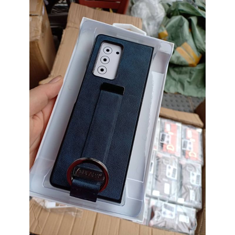Ốp lưng SULADA da Samsung Z Fold 2 , Z Fold 3 5G 2 , Z FLIP 3 5G kèm đai lưng 2 mảnh bảo vệ máy màu