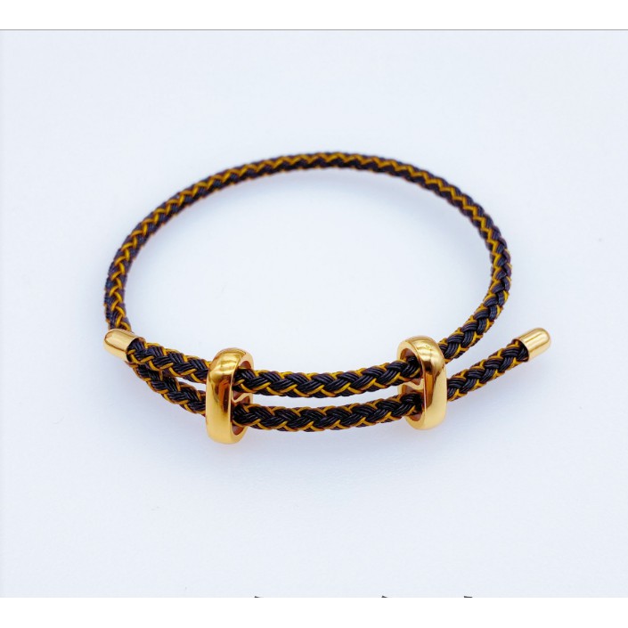 Vòng tay dây cáp 3mm khóa số 8 không đen rỉ, điều chỉnh size tay
