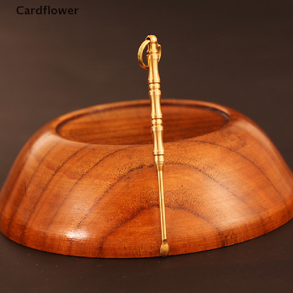 &lt; Cardflower &gt; Dụng Cụ Lấy Ráy Tai Cầm Tay Bằng Đồng Có Móc Khóa Chăm Sóc Tai