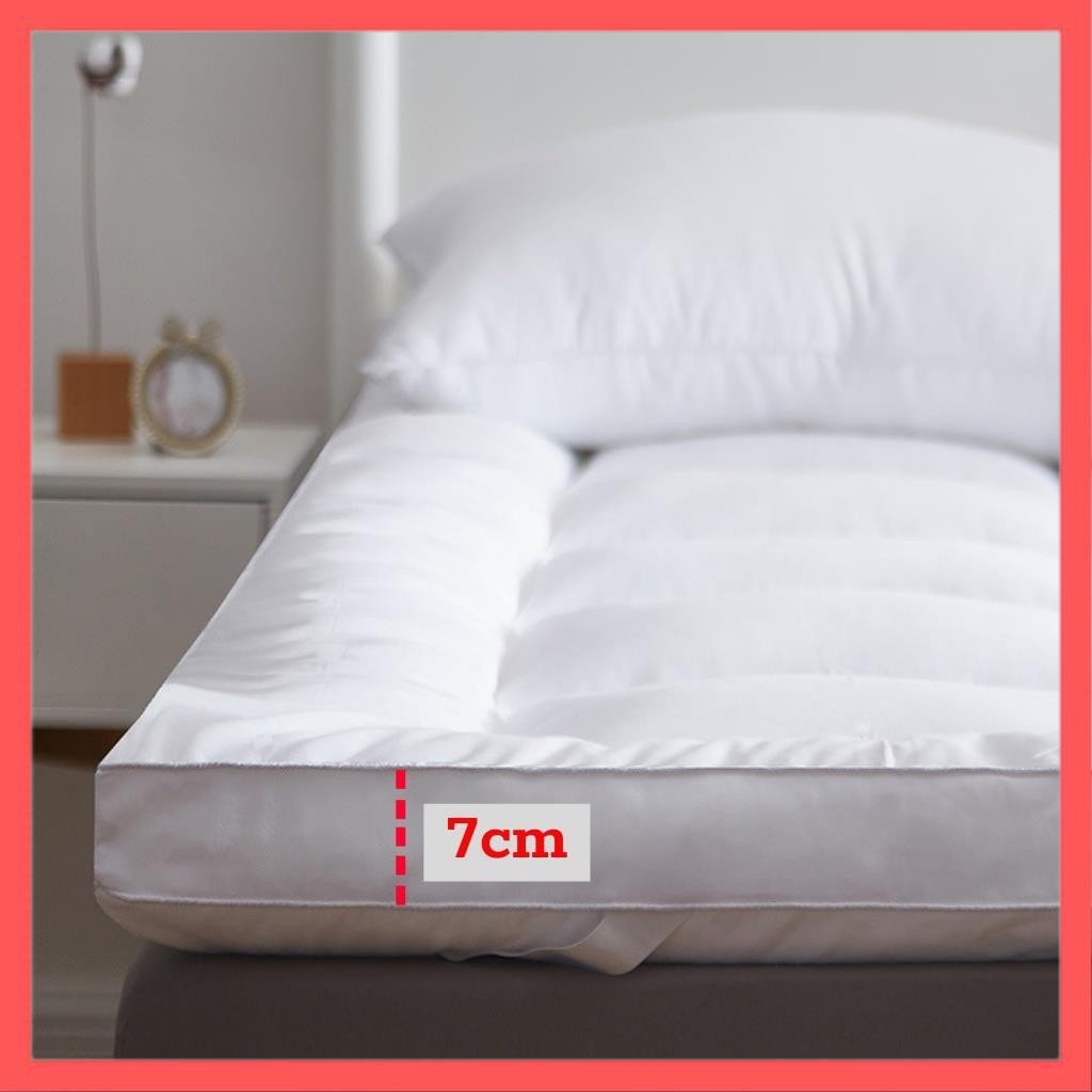 [Cực Hot] Topper Tấm làm mềm nệm tiện nghi Microfiber Cao cấp, êm ái vượt trội chuyên dùng khách sạn 5 sao