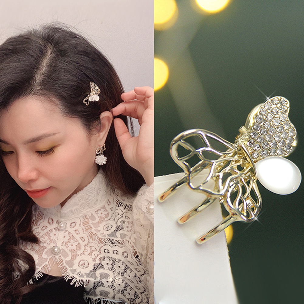 Kẹp Tóc Càng Cua Hình Bướm Dễ Thương Cho Nữ