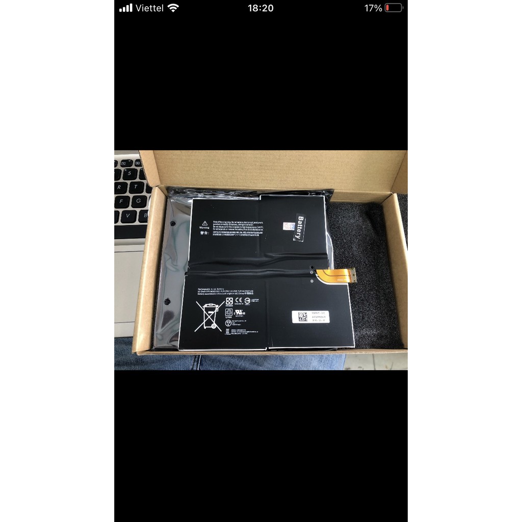 Pin Microsoft Surface PRO 3 1631 MS011301-PLP22T02 G3HTA005H G3HTA009H Battery
