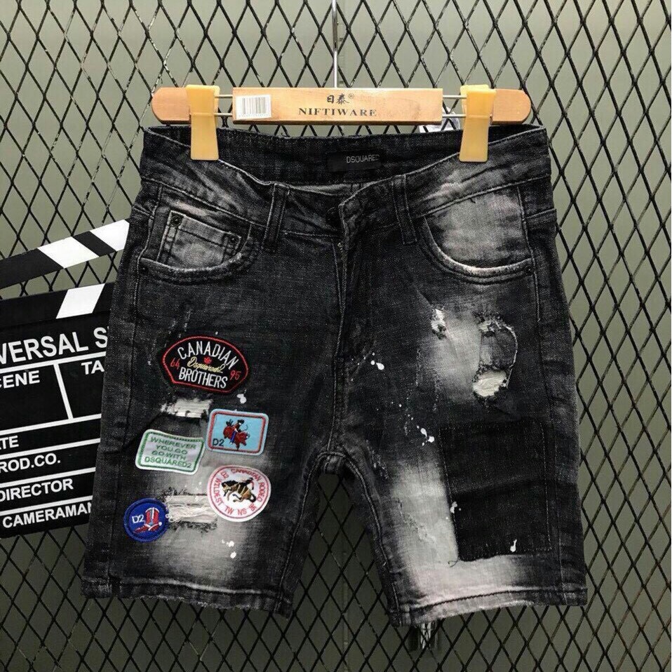 Quần short jeans bò nam thêu đẹp | BigBuy360 - bigbuy360.vn