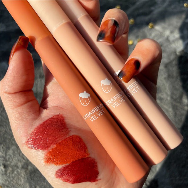 Set 3 son kem lì MAFFICK mịn lì Chestnut Velvet Lip Mud Gift Set MAFI18