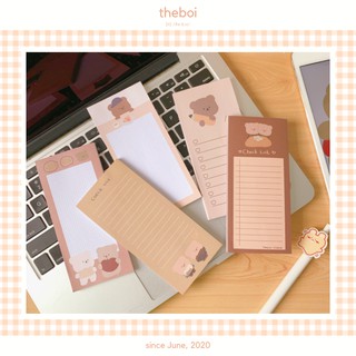 Tập Giấy Ghi Chú - Giấy Note 50 Tờ Chú Gấu Mập Siêu Dễ Thương