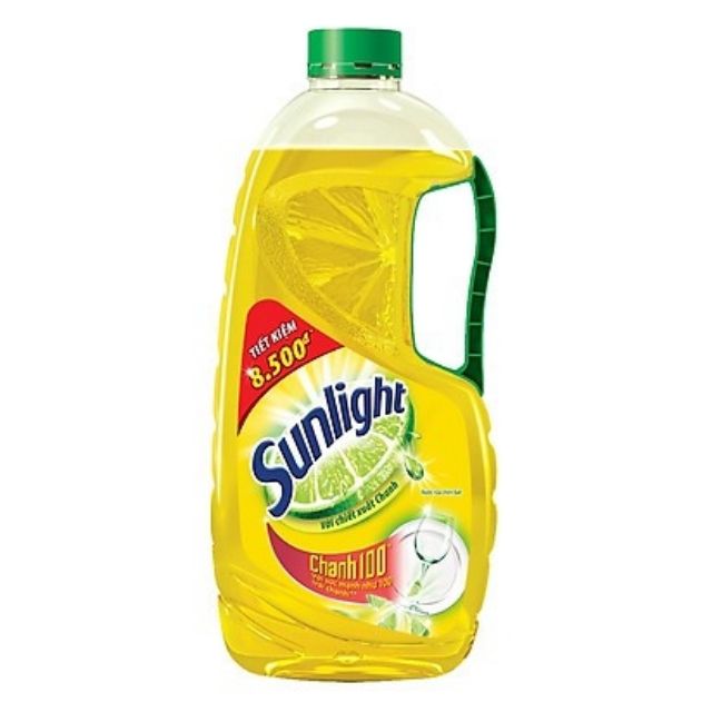 Nước rửa chén sunlight chanh chai 1,5l