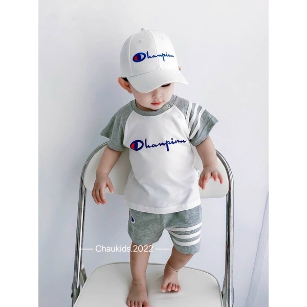 CHAMPION Bộ cộc cho bé mã