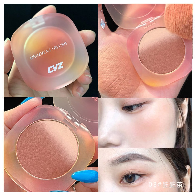 Phấn má trang điểm hồng pink 3 màu  dễ thương