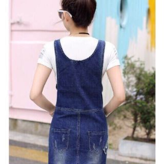 VÁY YẾM JEAN THỜI TRANG
