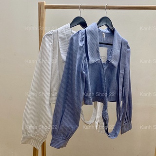 Áo đắp chéo nơ sau - kacn1 - quảng châu