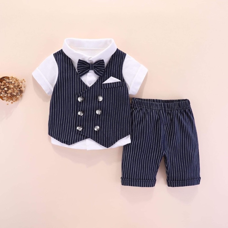 Sét Bộ Công Tử Cho Bé Trai,Sét Bộ Công Tử Rời Dáng Cộc Cho Bé Trai 3 - 24 Tháng