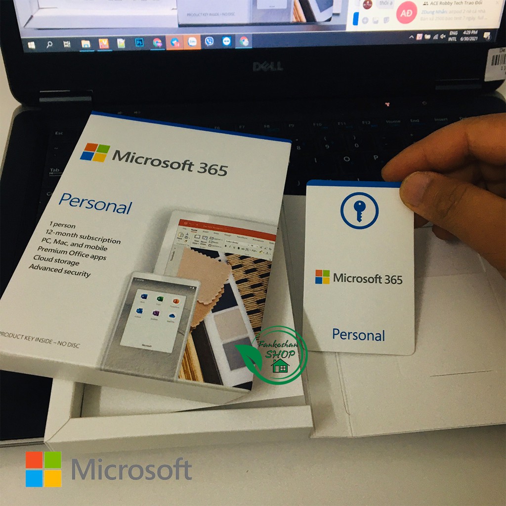 Key Microsoft 365 Personal | 12 tháng | Dành cho 1 người| 5 thiết bị/người | Trọn bộ ứng dụng Office | 1TB OneDrive | WebRaoVat - webraovat.net.vn