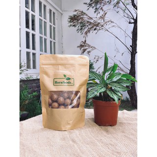 Hạt macca Mỹ nứt vỏ cao cấp (Macadamia) - 500G