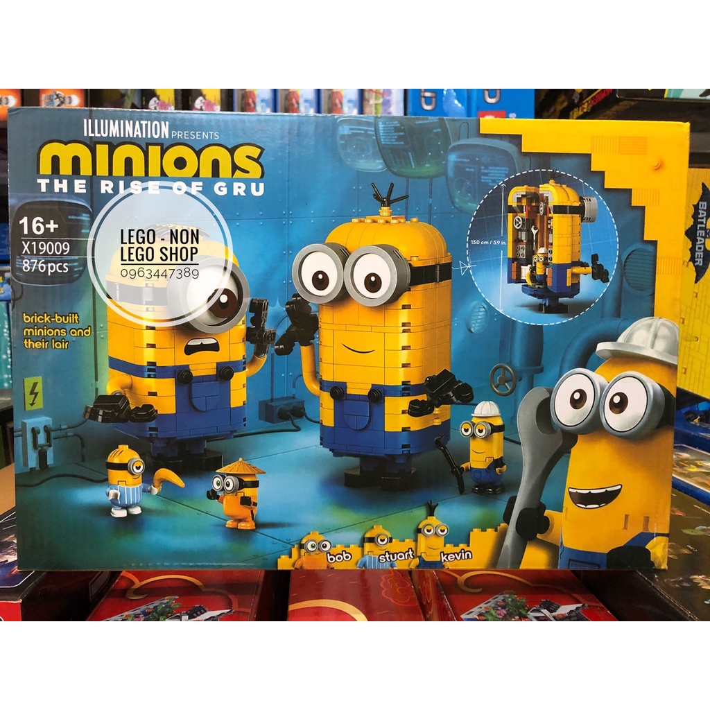 Xếp Hình Cỗ Máy Minion The Rise Of Gru X 19009