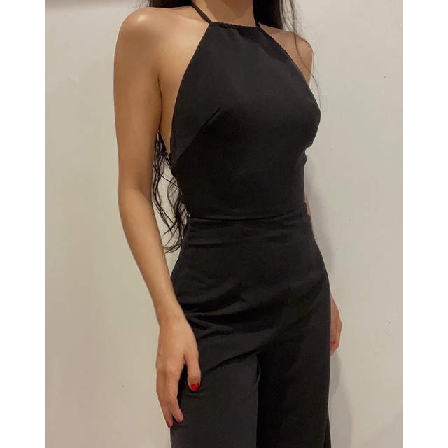 Jumpsuit áo yếm quần dài