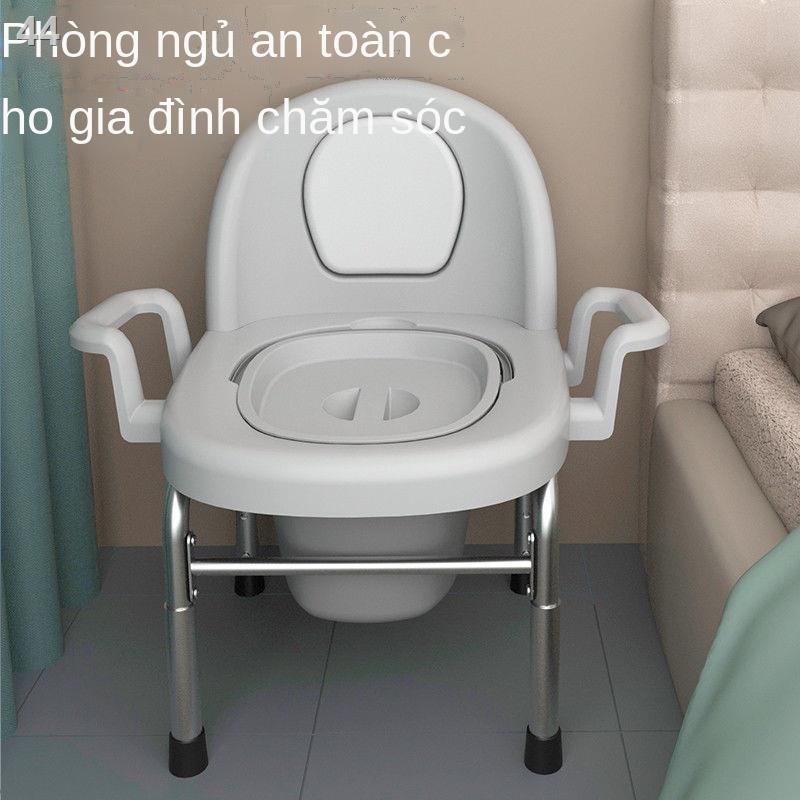 Nhà vệ sinh có thể gập lại bằng thép không gỉ đặc biệt cho người già di động gia đình phụ nữ mang thai ghế dành khuyết t