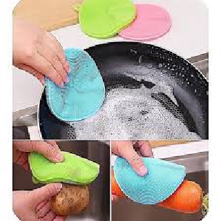 Miếng giẻ rửa bát silicon chống khuẩn siêu sạch