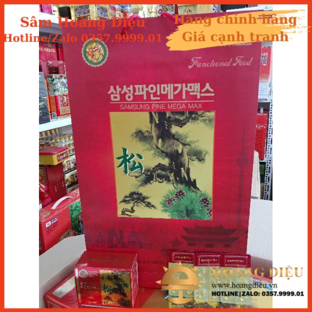 Sâm Hoàng Diệu - Tinh dầu thông đỏ Samsung Pharm 180 viên x 500mg