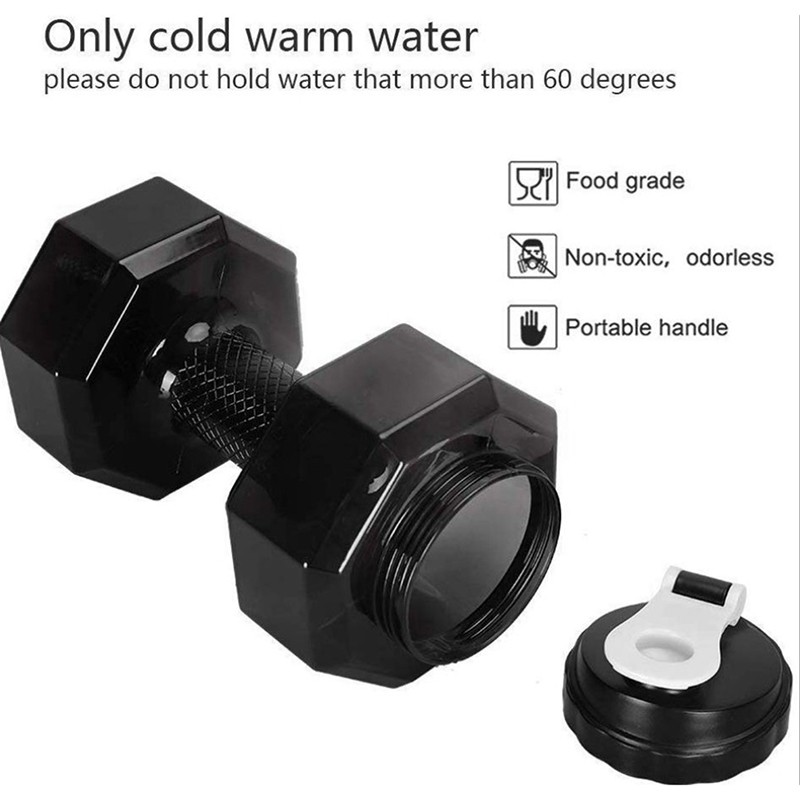 Bình Nước Hình Quả Tạ Thể Thao Dung Tích 2.2l