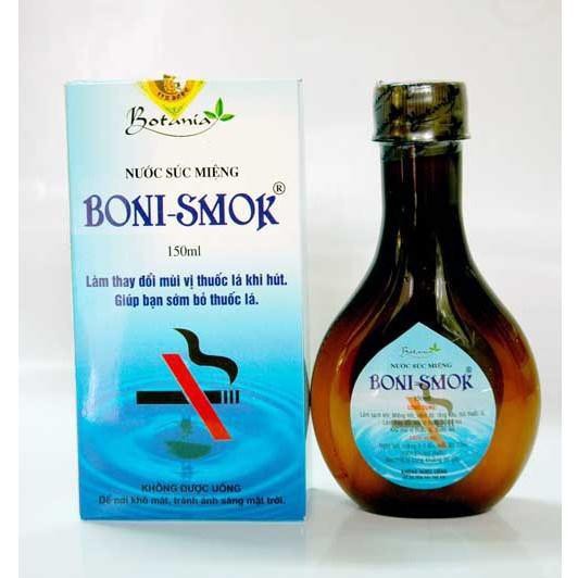 Nước súc miệng Boni-smok  150ml.-250ml