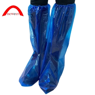 [Hàng mới về] Set 10 cặp bọc giày đi mưa làm từ nhựa dày cao cấp sử dụng tiện lợi
