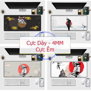 [ DÀY 4MM ] Mouse Pad, Miếng Lót Chuột Cỡ Lớn, Bàn Di Chuột Sáng Tạo, Độc Đáo Desk Mat 900×400 800×300 độ dày 4 mm