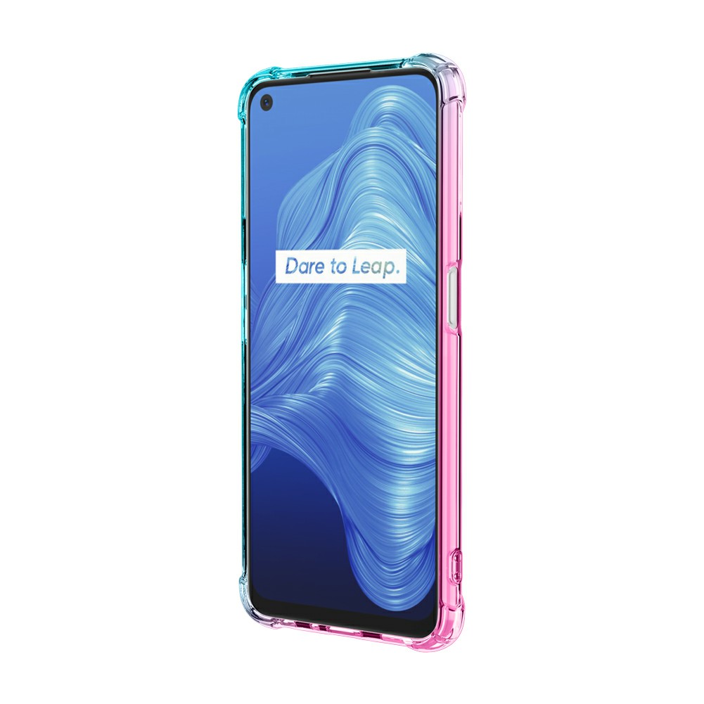 Ốp lưng dẻo đa sắc Oppo Realme Q2 / Realme V5 chống sốc chống ố vàng lồi 4 góc