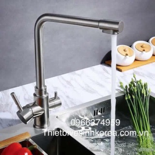 Vòi rửa bát nóng lạnh và tích hợp RO