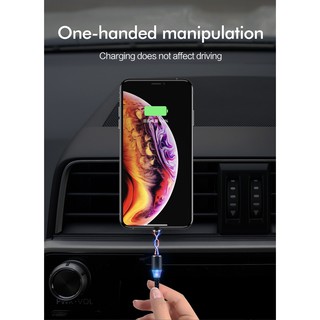 Cáp sạc nhanh đầu nam châm thích hợp cho dòng Iphone / Android / Type C