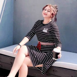 Đầm len bigsize tiểu thư siêu dễ thương