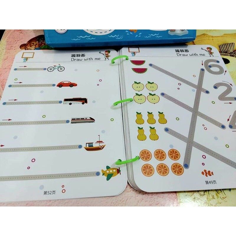 Bộ sách vẽ xóa luyện tư duy thông minh cho bé