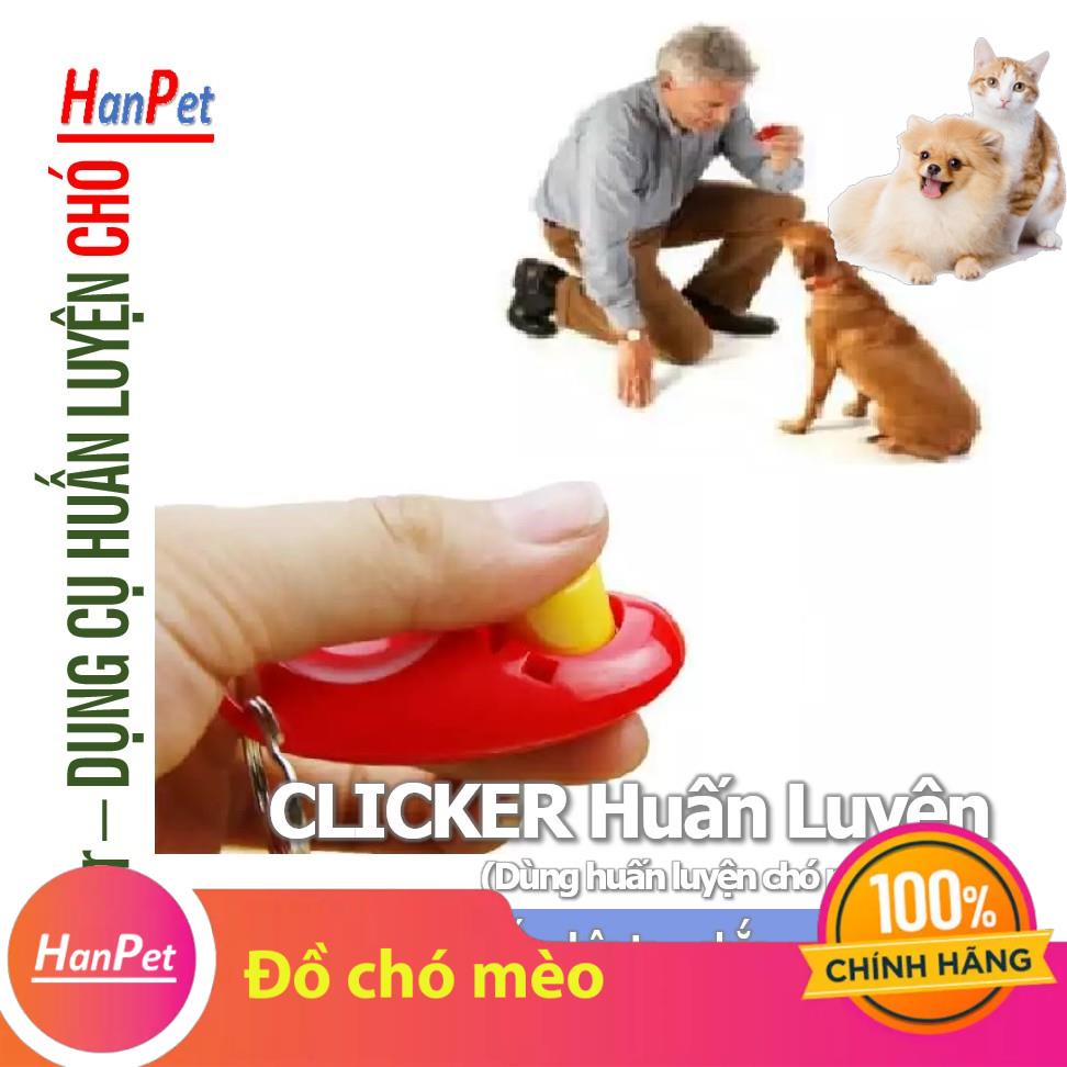 Clicker - Còi bấm huấn luyện chó nghiệp vụ chó police (Loại tốt) Cho chó làm quen với clicker rất đơn giản
