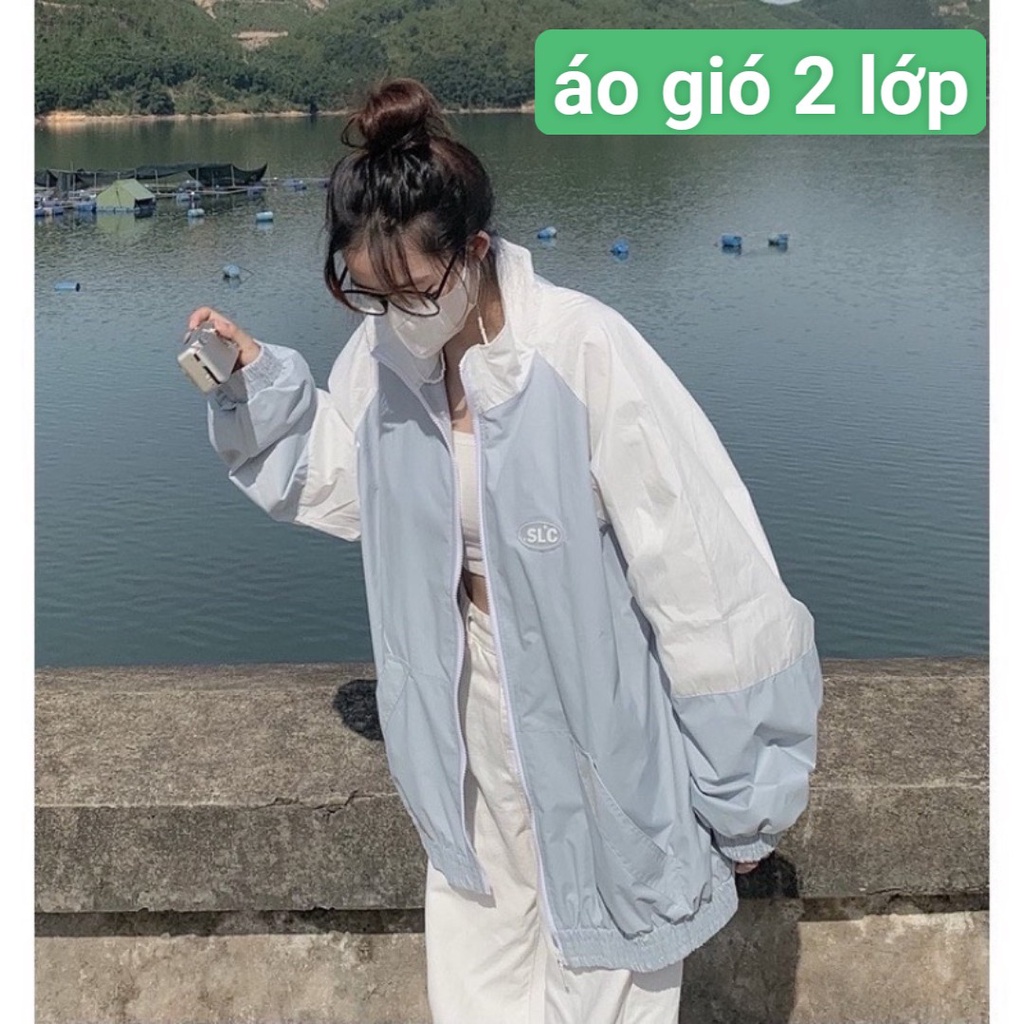 [SIÊU PHẨM, TẶNG QUÀ XINH] ÁO KHOÁC NAM NỮ, ÁO GIÓ 2 LỚP LC/RO PHONG CÁCH HÀN 3 MÀU XANH ĐEN RÊU TEENS FASHION