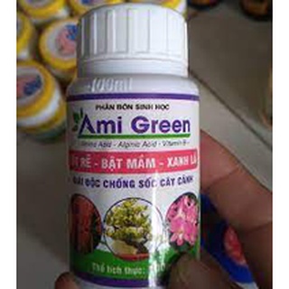 AMI GREEN – KÍCH RỄ, KÍCH CHỒI, GIẢI ĐỘC PHÂN THUỐC CHO CÂY 100ml