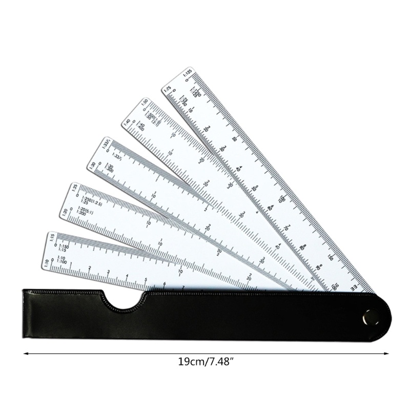 Thước Đo Kỹ Thuật 19cm / 7.5-inch Linh Hoạt Tiện Dụng