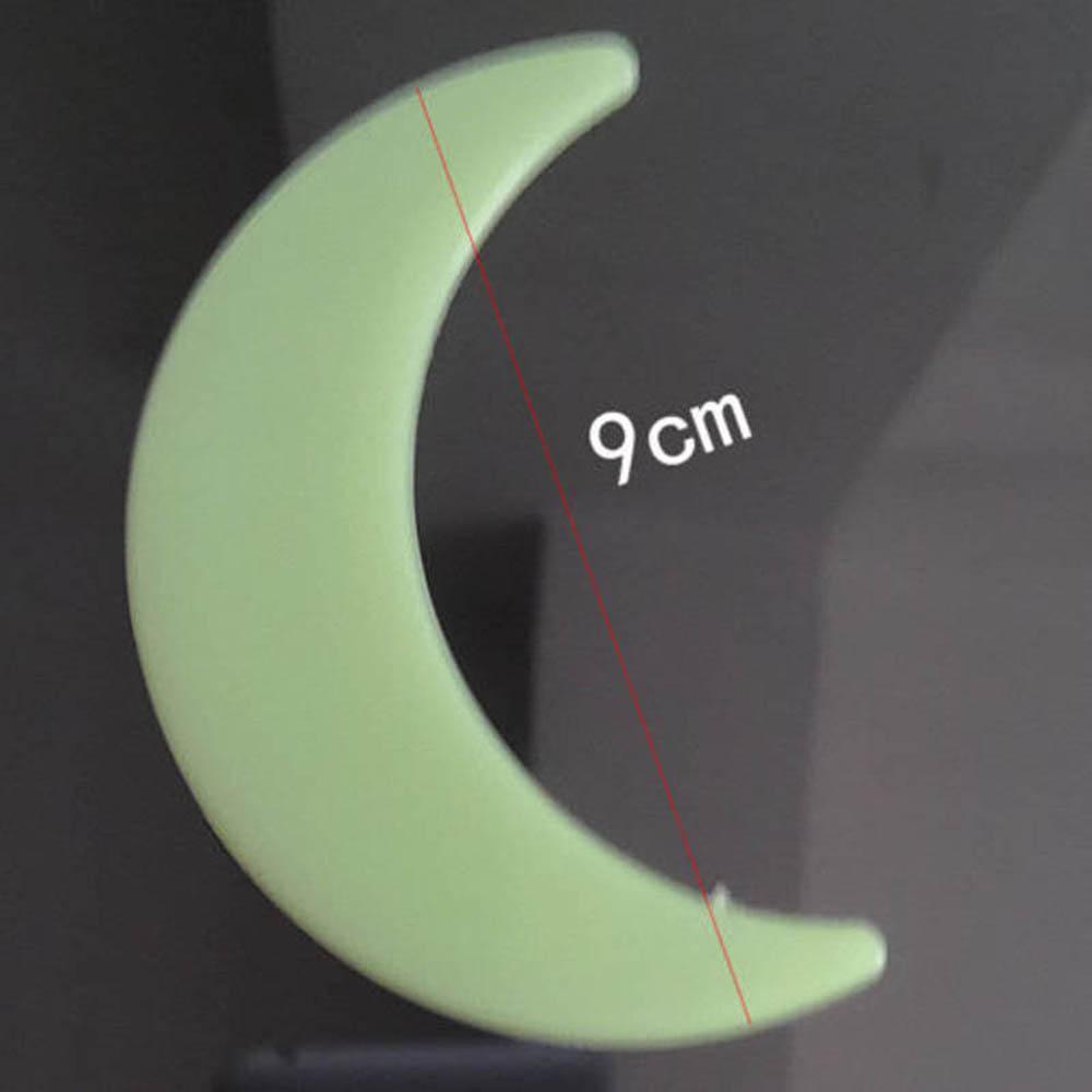 Set 100 Sticker Dán Tường Hình Ngôi Sao Dạ Quang Vui Nhộn